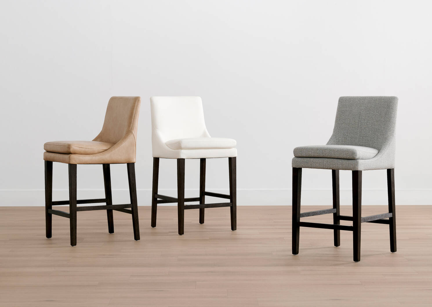 Tabouret Murdoch -Allister parch/vison