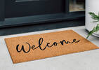 Welcome Wishes Doormat Natural