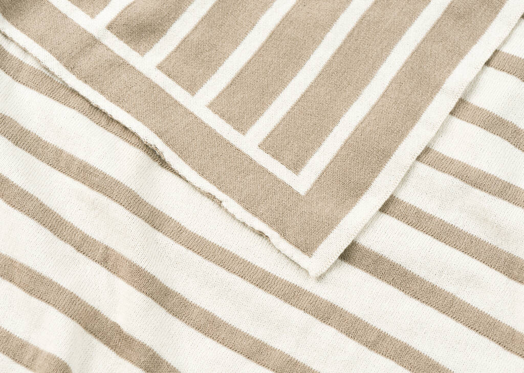 Cache Striped Throw Latte