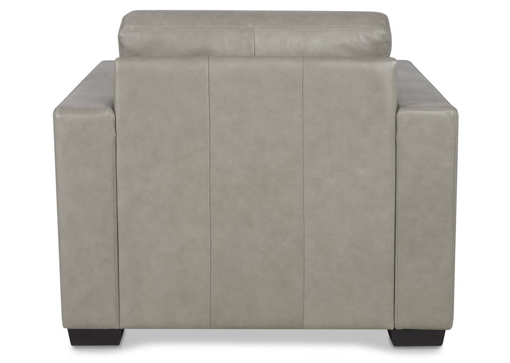 Fauteuil en cuir Brewer personnalisé