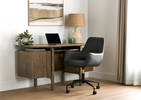 Fauteuil de bureau Brooks -Scott gris