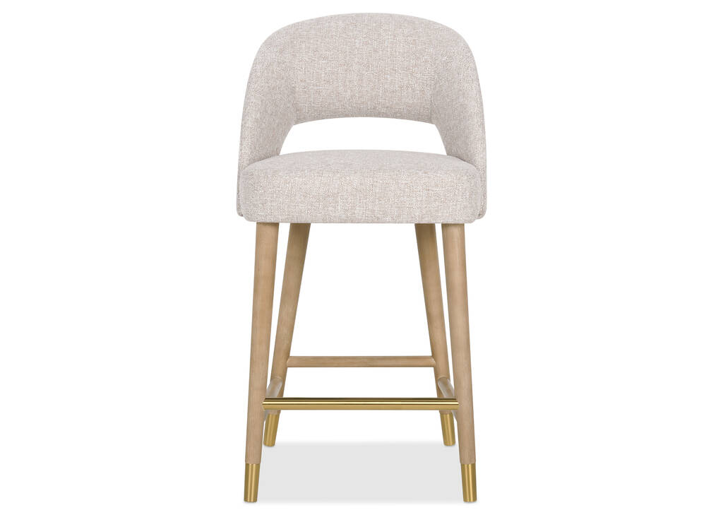 Tabouret Jerusha -Nate gingembre/faon