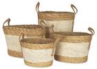 Zelie Baskets Natural/Ivory