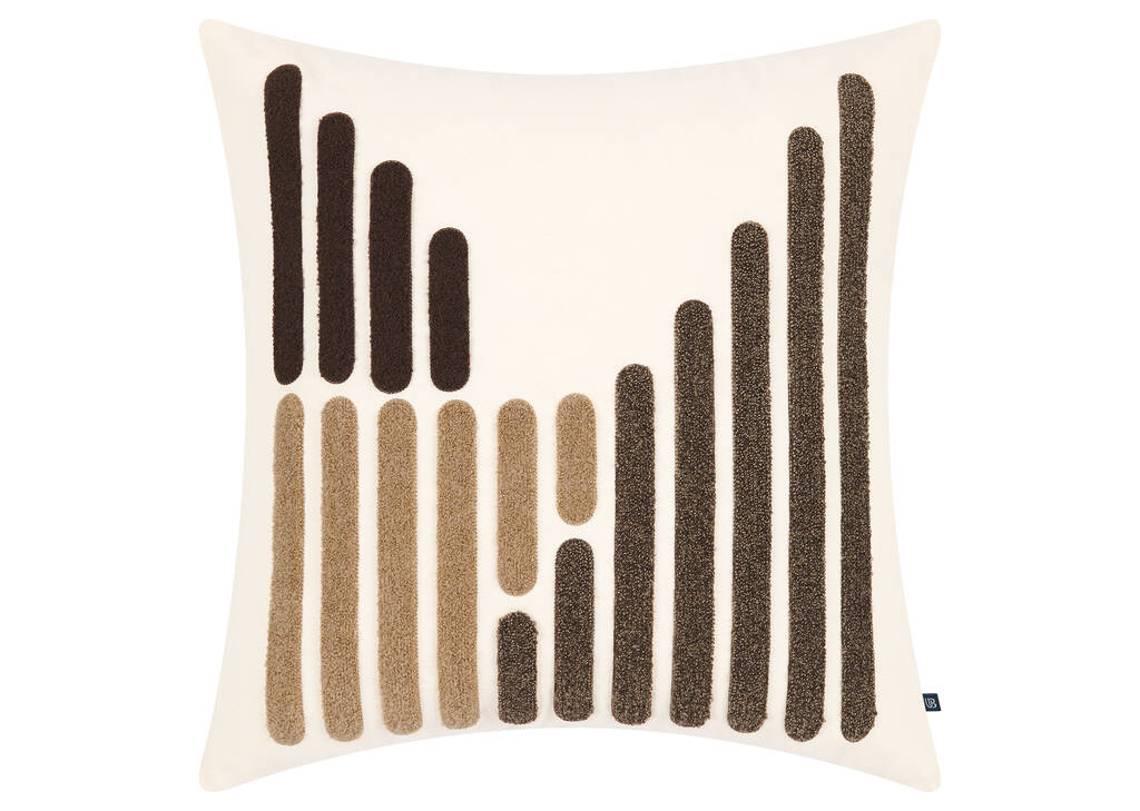Coussin en boucle Jimi 20x20 iv/faon/br