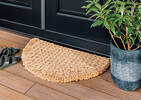 Half Moon Woven Doormat