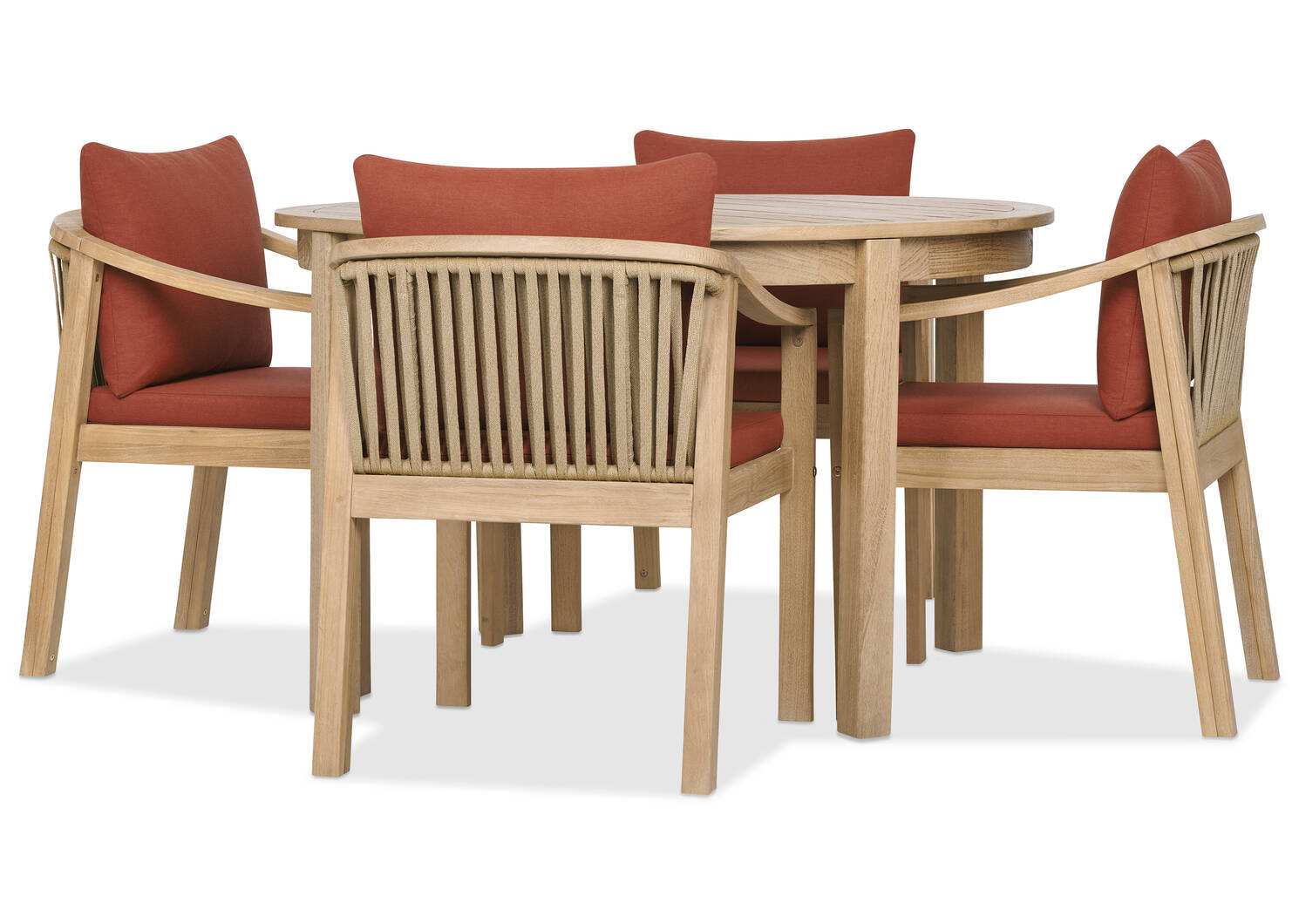 Tulum Outdoor Round Dining Table -Natura