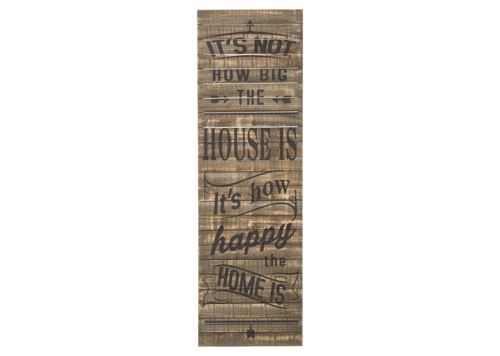 How Happy Wall Plaque