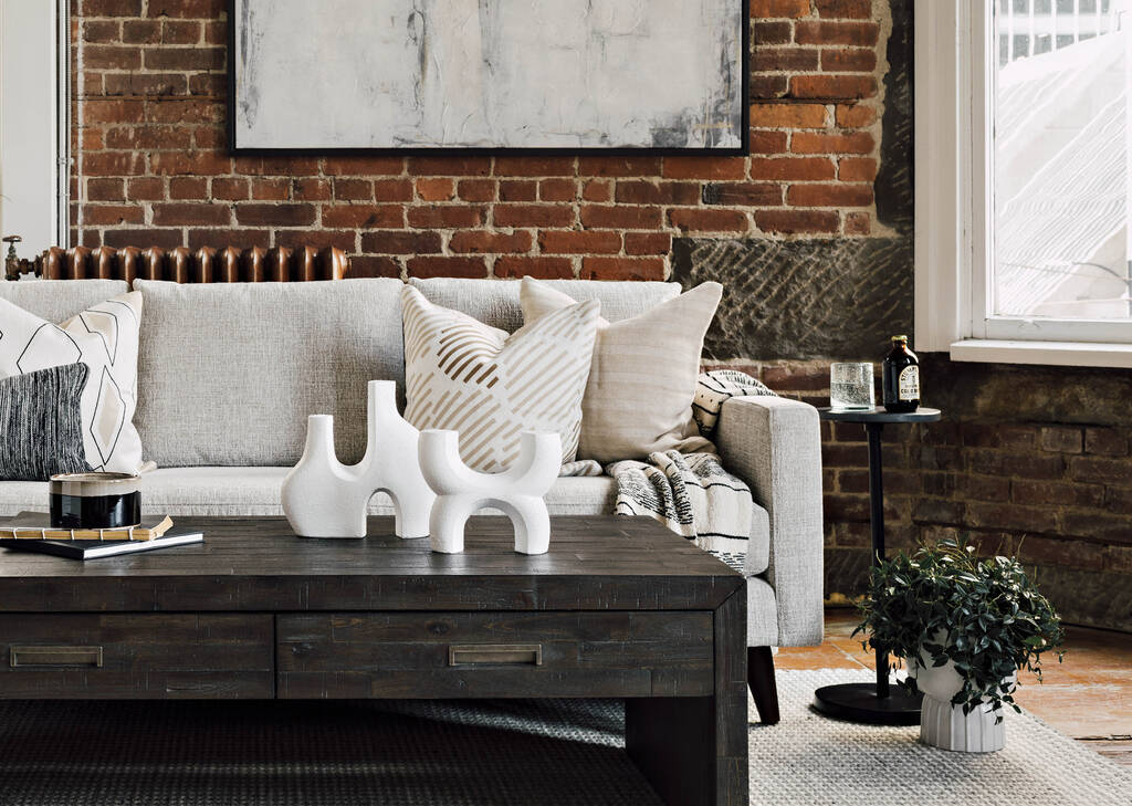 Table d'appoint Naveen -Quarry charbon