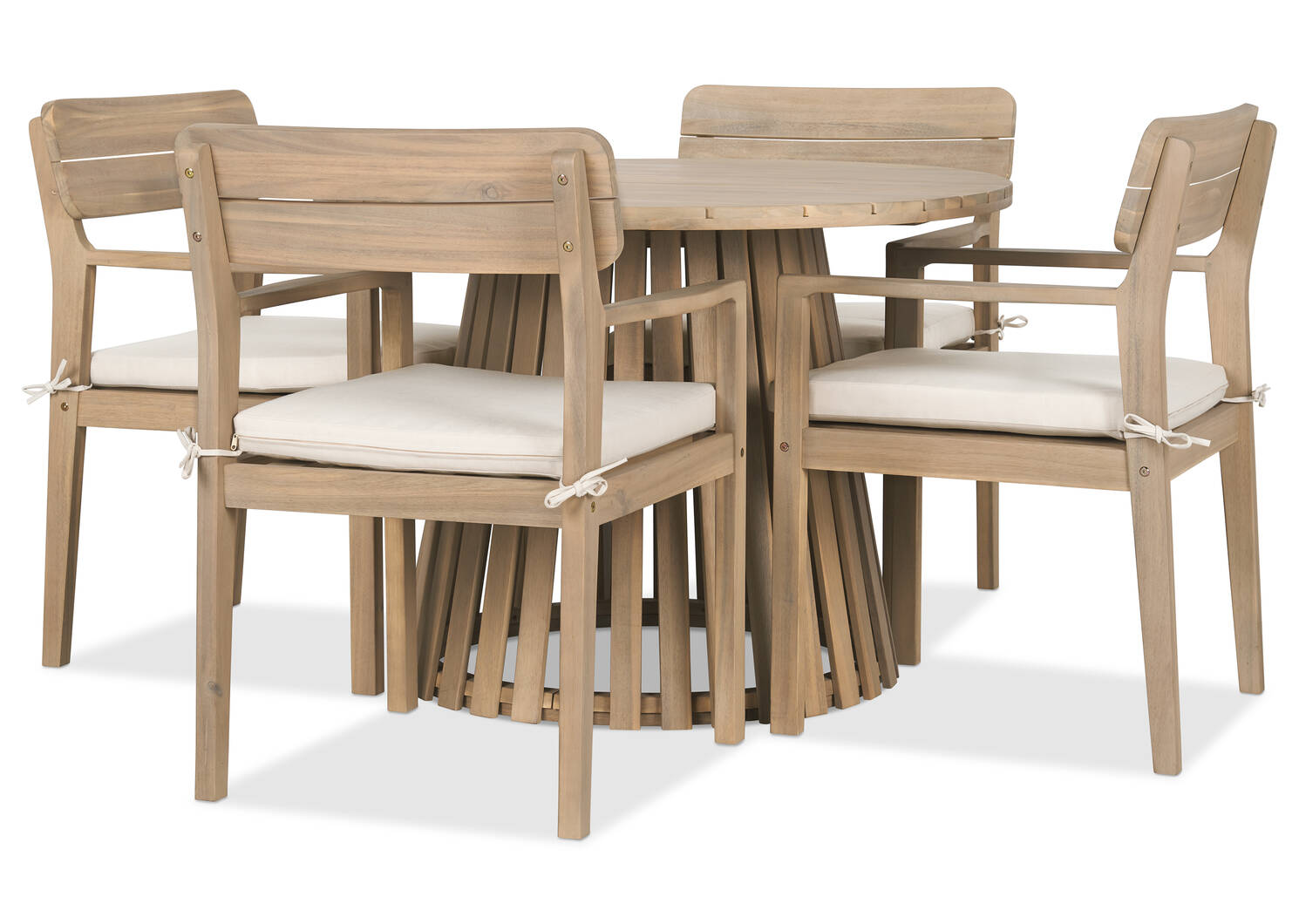 Table ronde ext. Cabrie 42 po -nat.