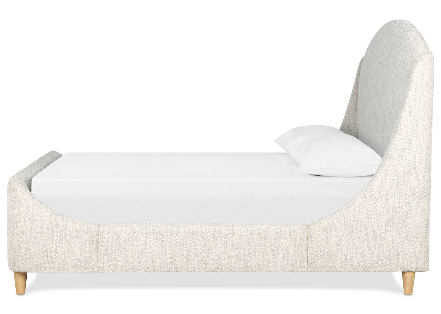 Saracino Bed -Zell Pearl, QUEEN