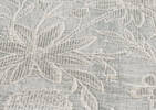 Elza Floral Duvet set Queen Lt. Grey/Iv