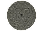 Dontae Placemat Round Black/Ivory