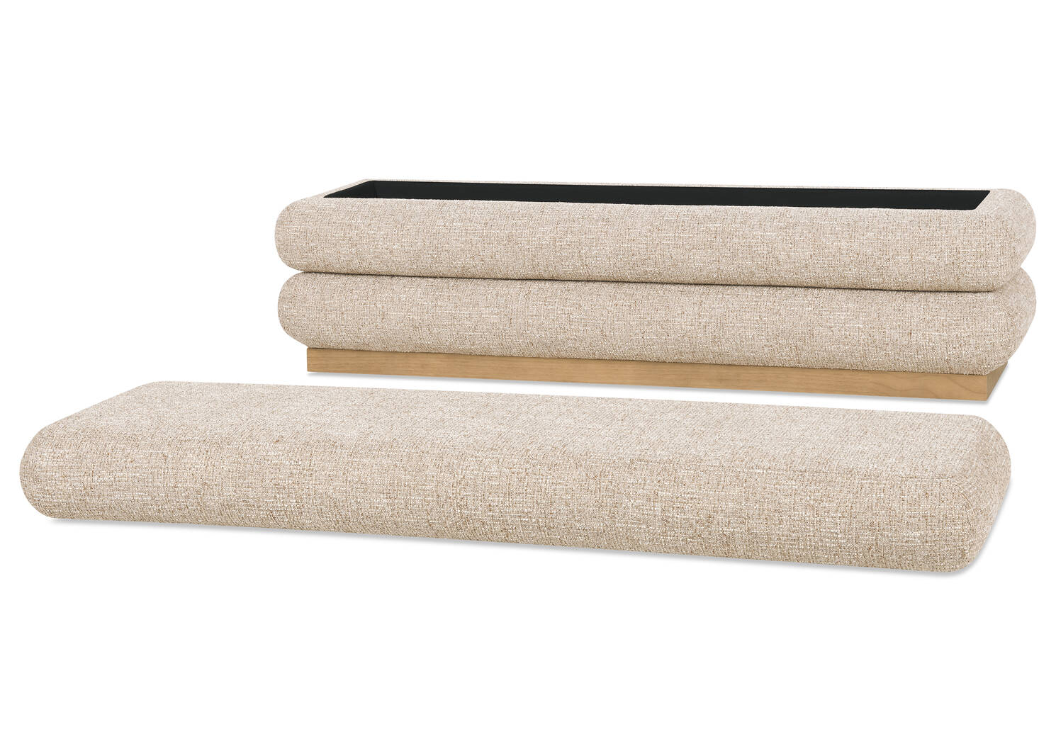 Deacon Storage Bench -Coy Truffle