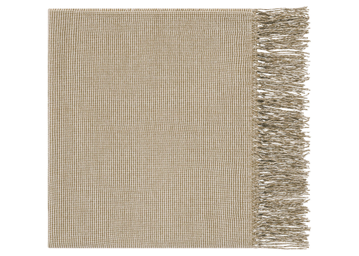 Marlow Check Throw Ivory/Mushroom