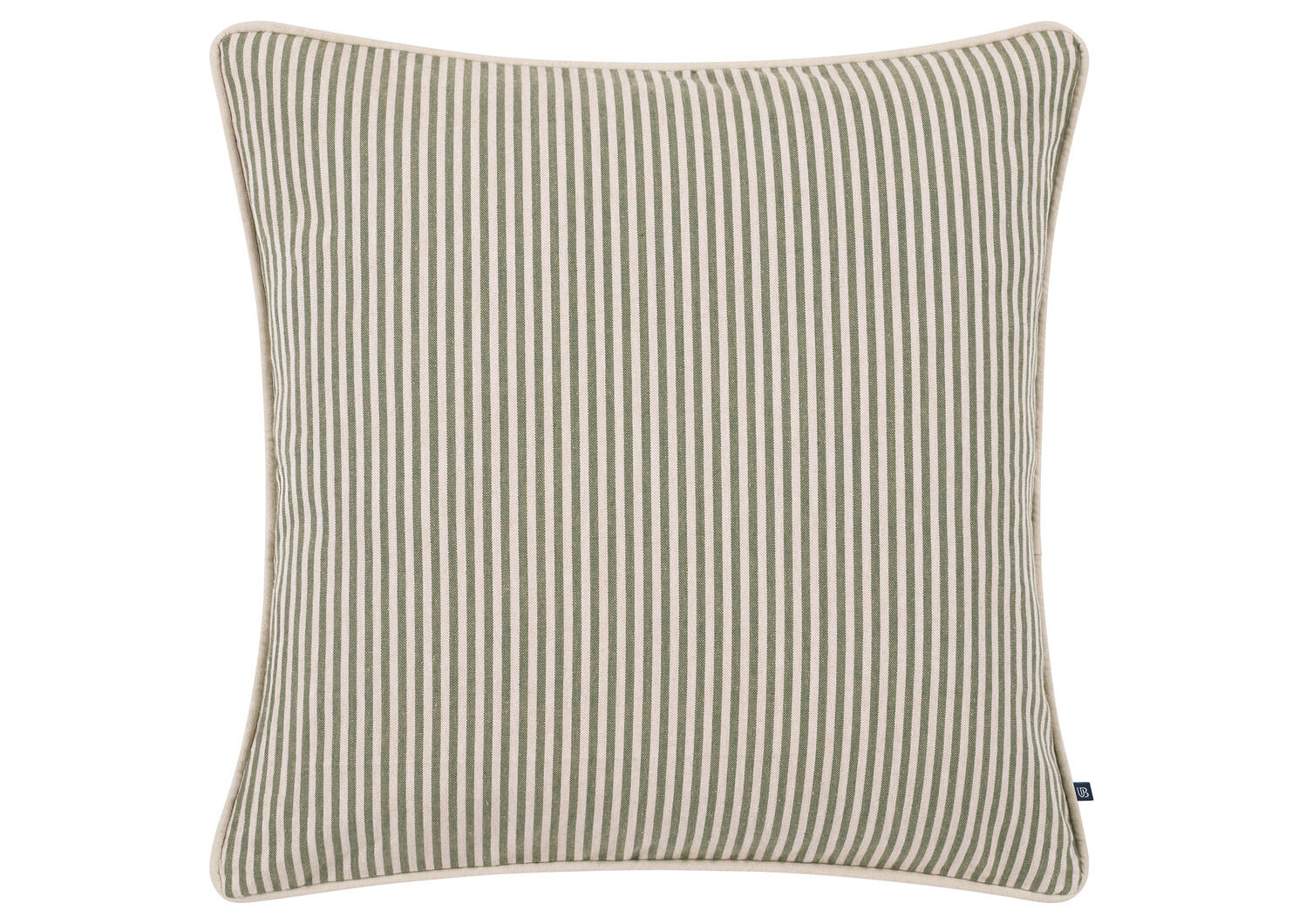 Audley Striped Pillow 20x20 Green/Bei