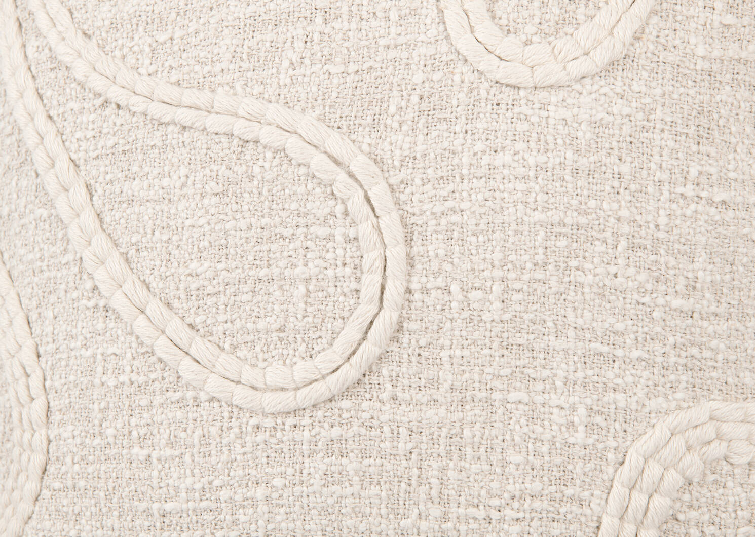 Elisa Cotton Pillow 20x20 Ivory