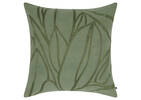 Coussin coton feuilles Meena 20x20 vert