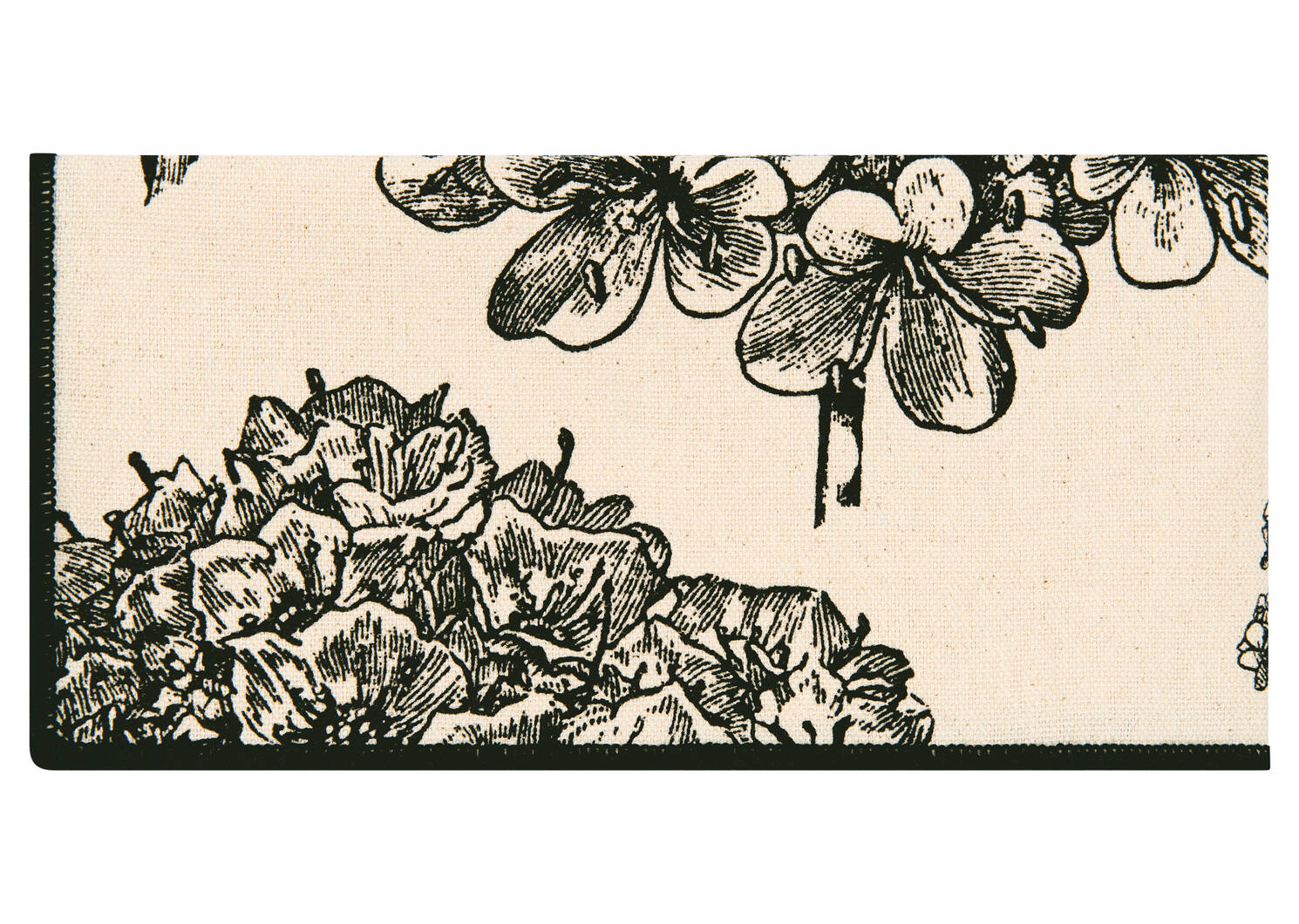 Ensemble 6 serviettes Hydrangea nat/nr