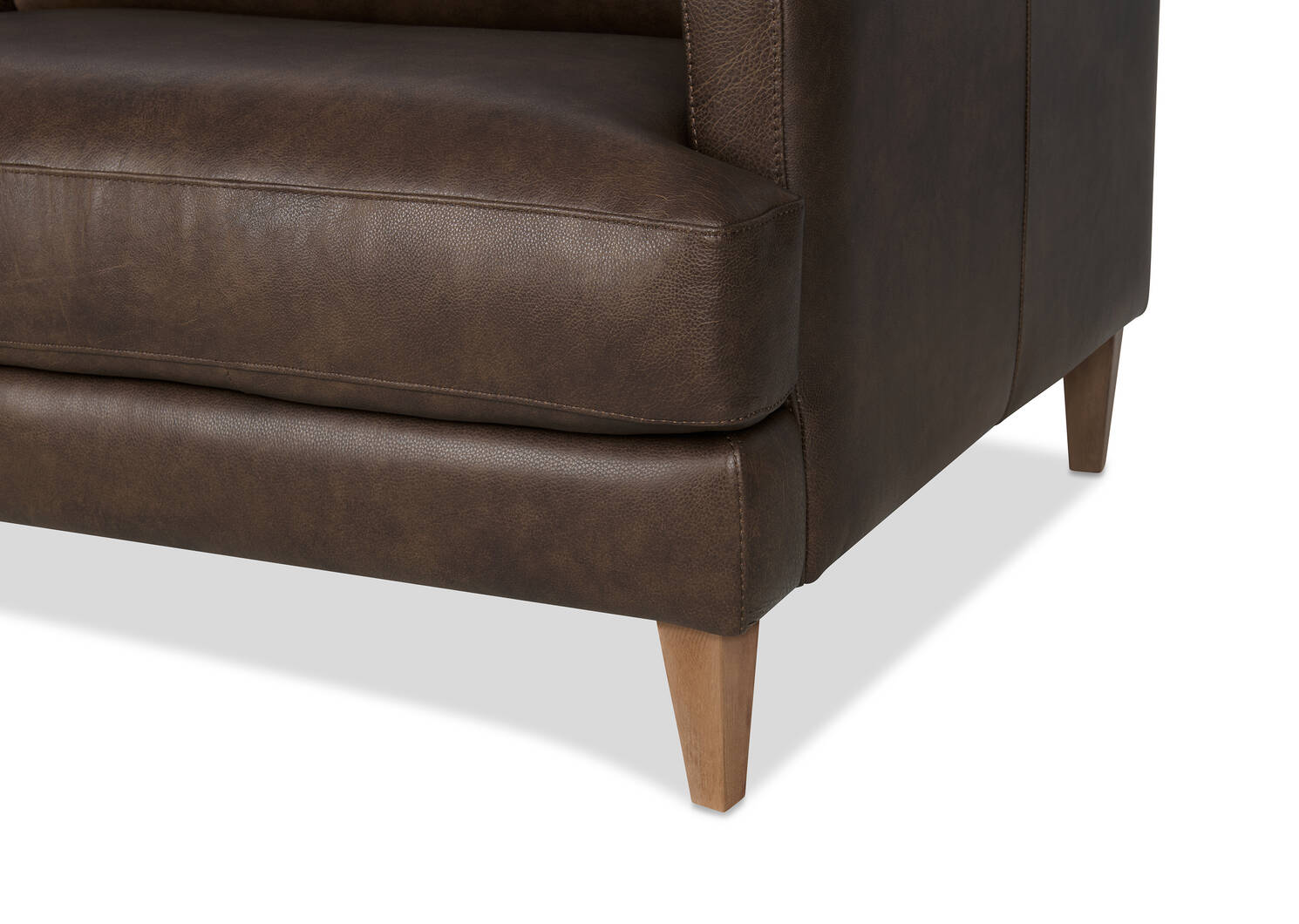 Nicolo Leather Sofa -Dutton Espresso