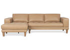 Carson Leather Sofa Chaise LCF -Zen Ston