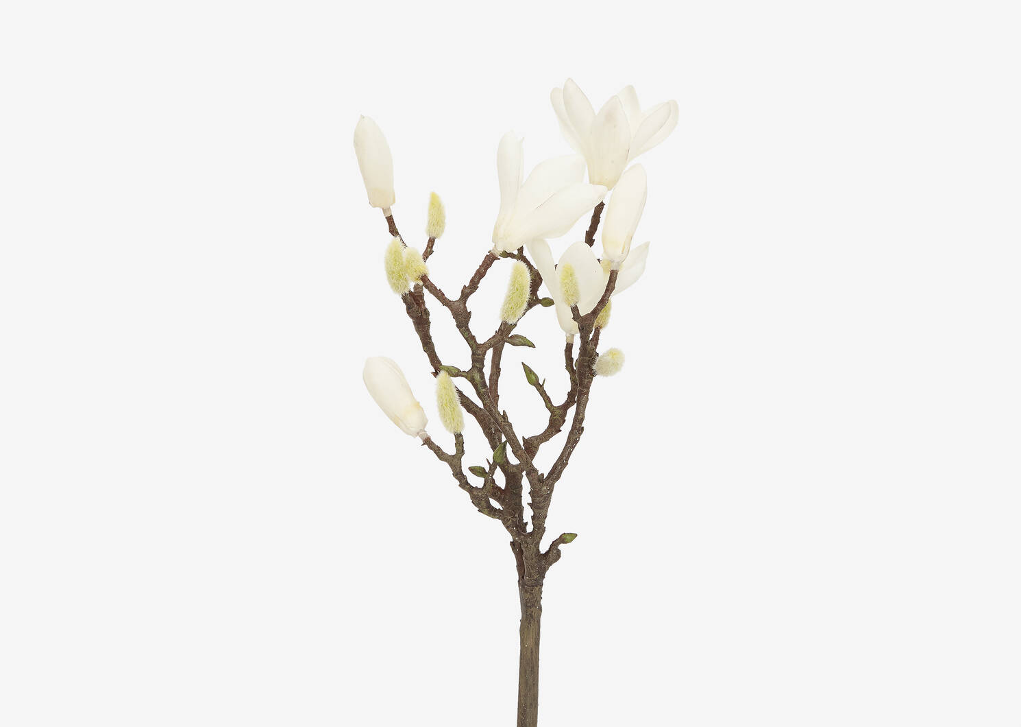 Tige de fleur Norah blanche