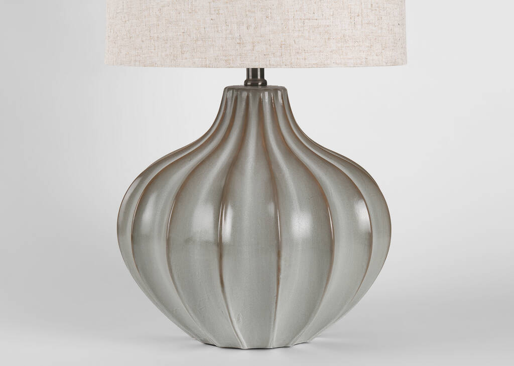 Lampe de table Shelby brune