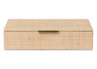 Rollins Raffia Storage Box Small Natural