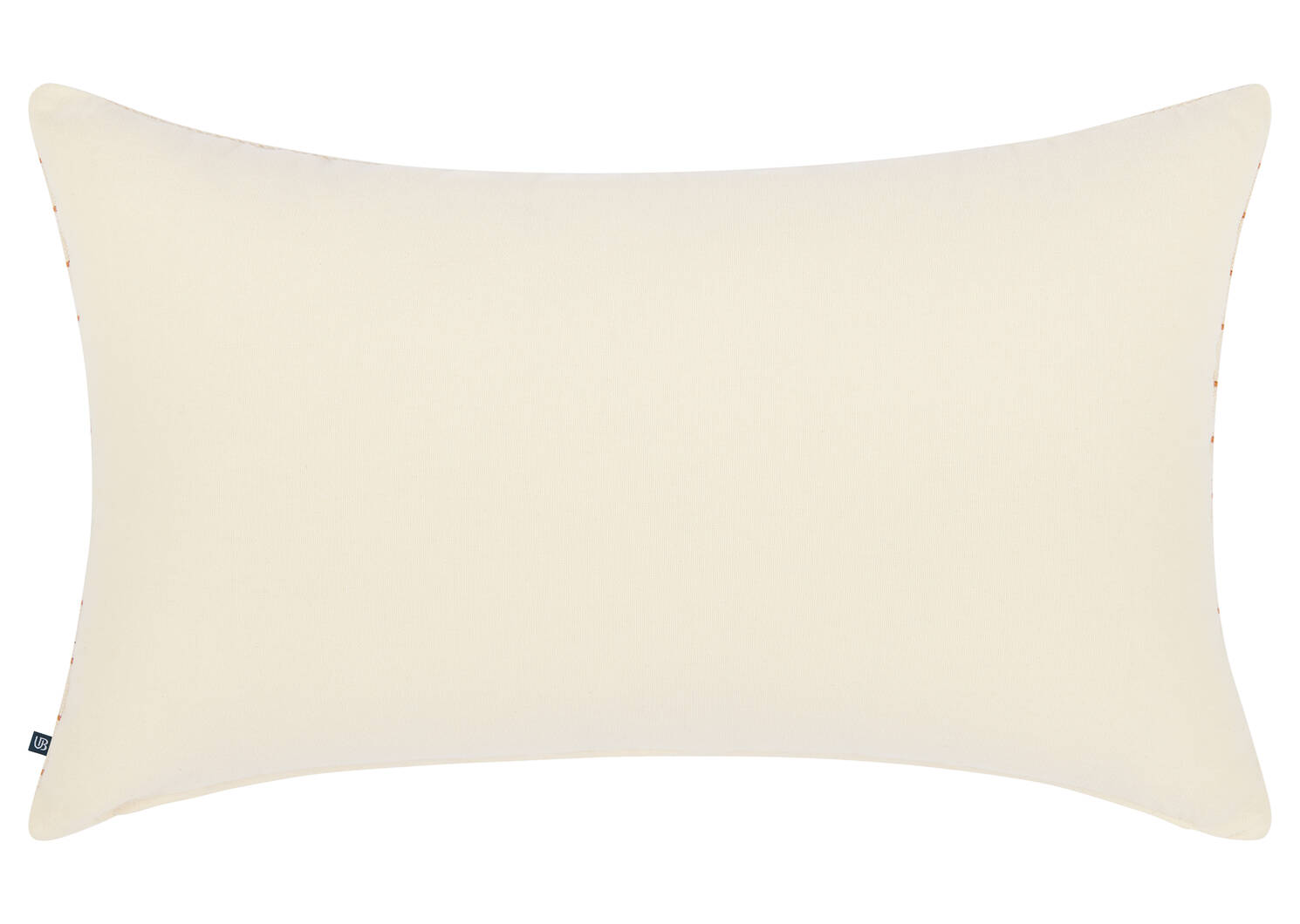 Coussin en coton Zeb 14x24 ivoire/brun