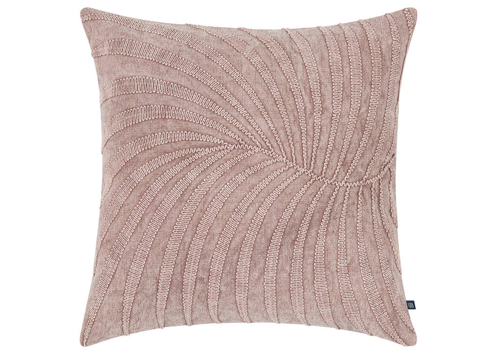 Bellamy Cotton Pillow 20x20 Pink Dust