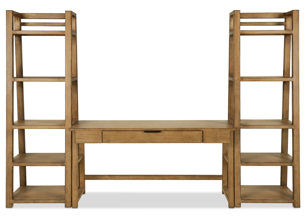 Ensemble bureau de travail et bibliothèques Bedford