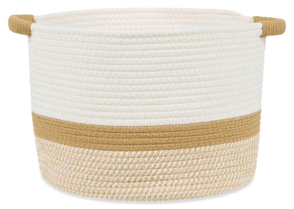 Panier moyen Rosio ivoire/brun clair