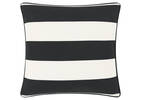 Coussin ext. Corsica 21x21 ivoire/noir