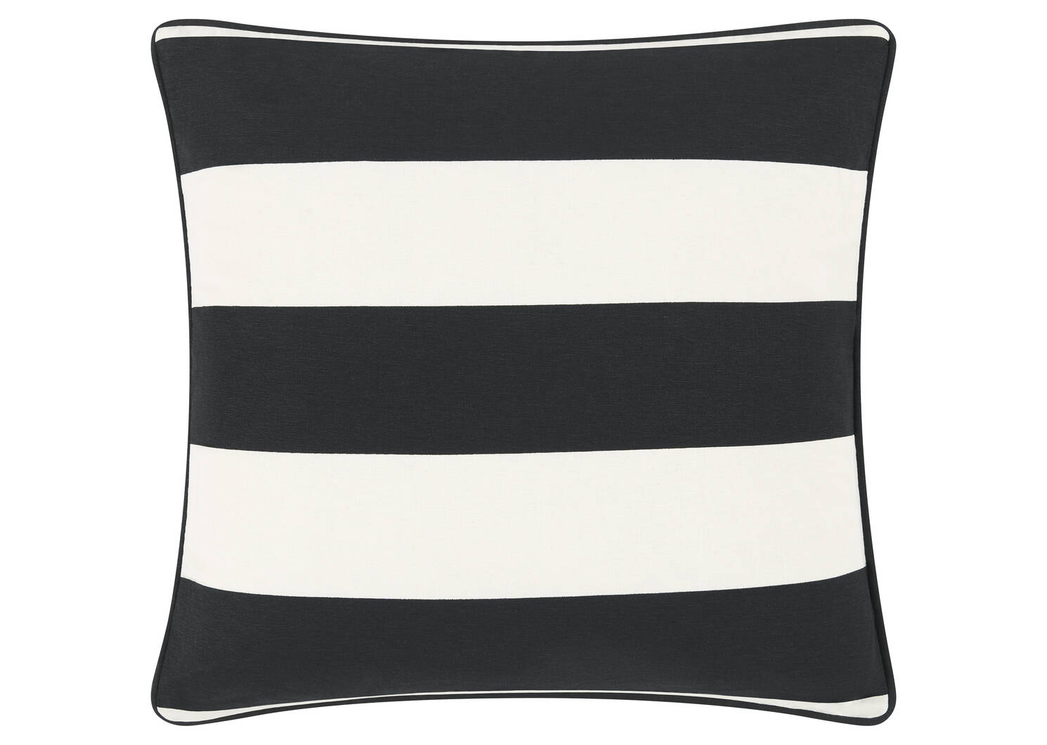 Coussin ext. Corsica 21x21 ivoire/noir