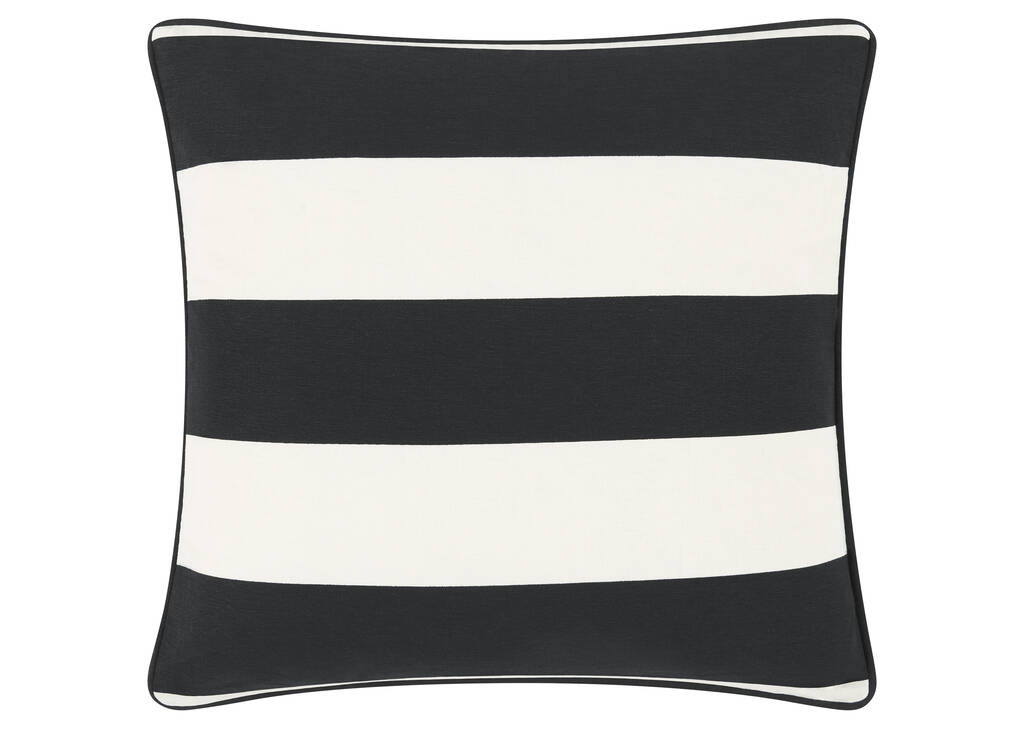 Coussin ext. Corsica 21x21 ivoire/noir