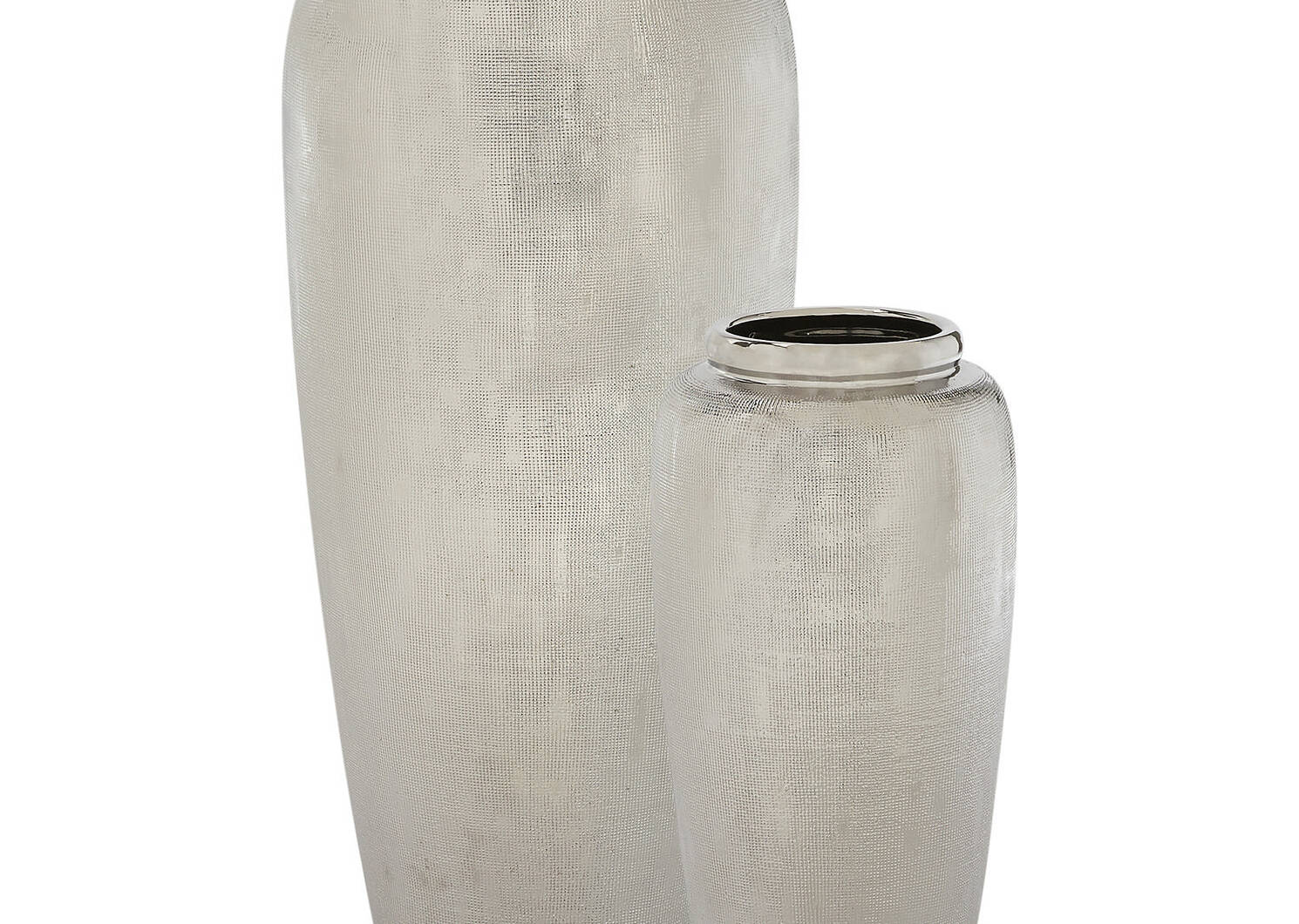 Cleo Vases - Silver