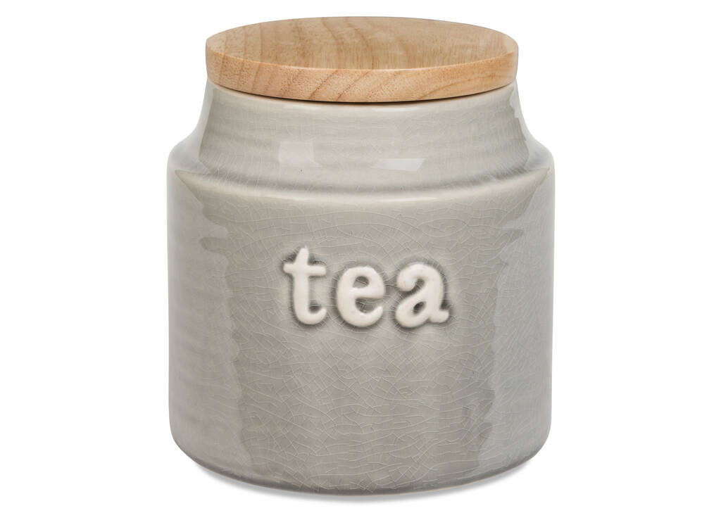 Lilian Tea Canister Grey