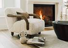 Fauteuil Gloria -Burke naturel