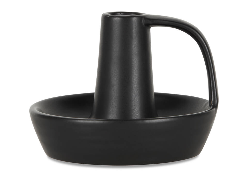 Barnaby Candle Holder Black