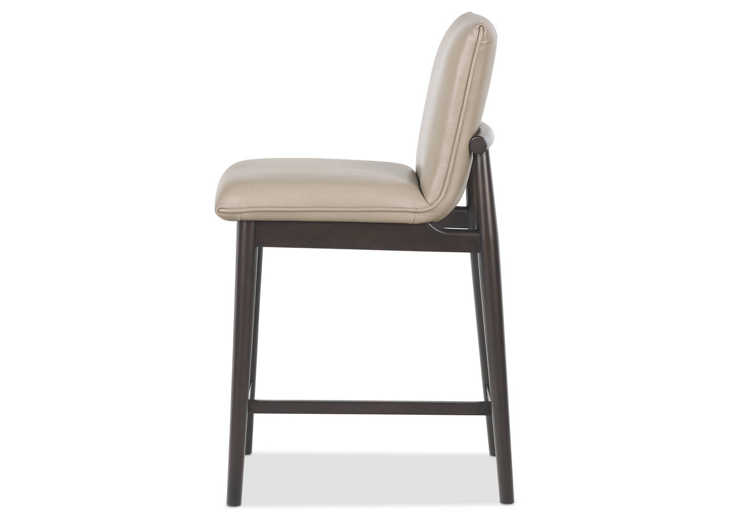 Tabouret en cuir Esmae -Reede pierre