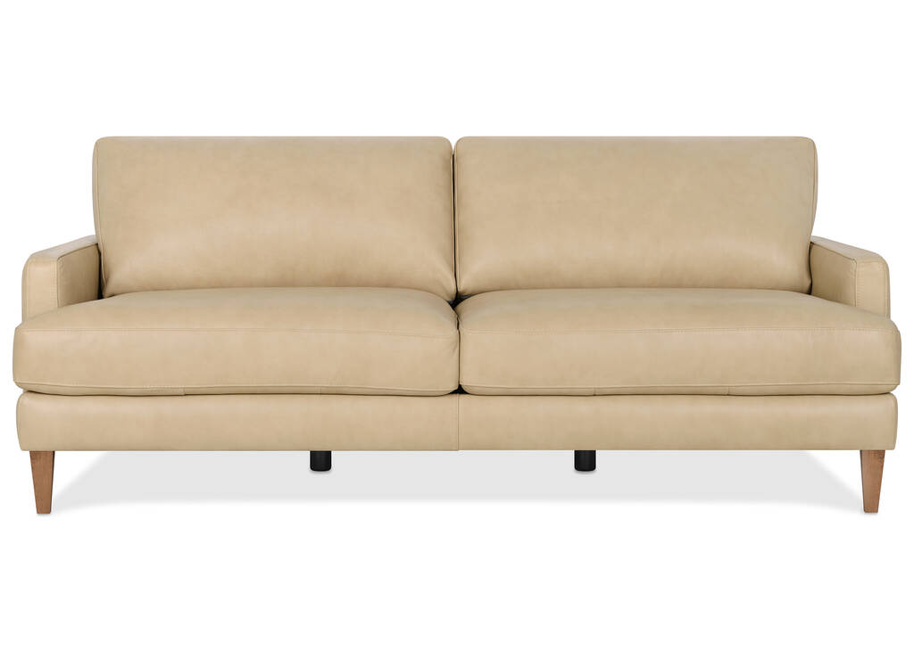 Nicolo Leather Sofa -Dutton Khaki