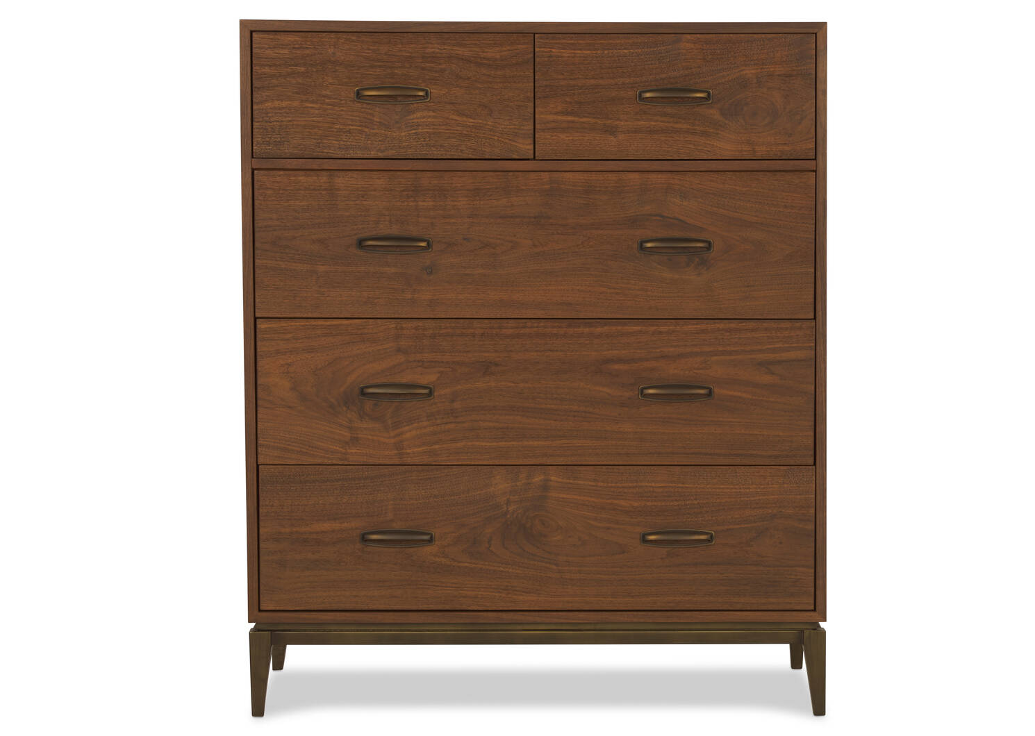 Commode 5 tiroirs Houston - Harris noyer