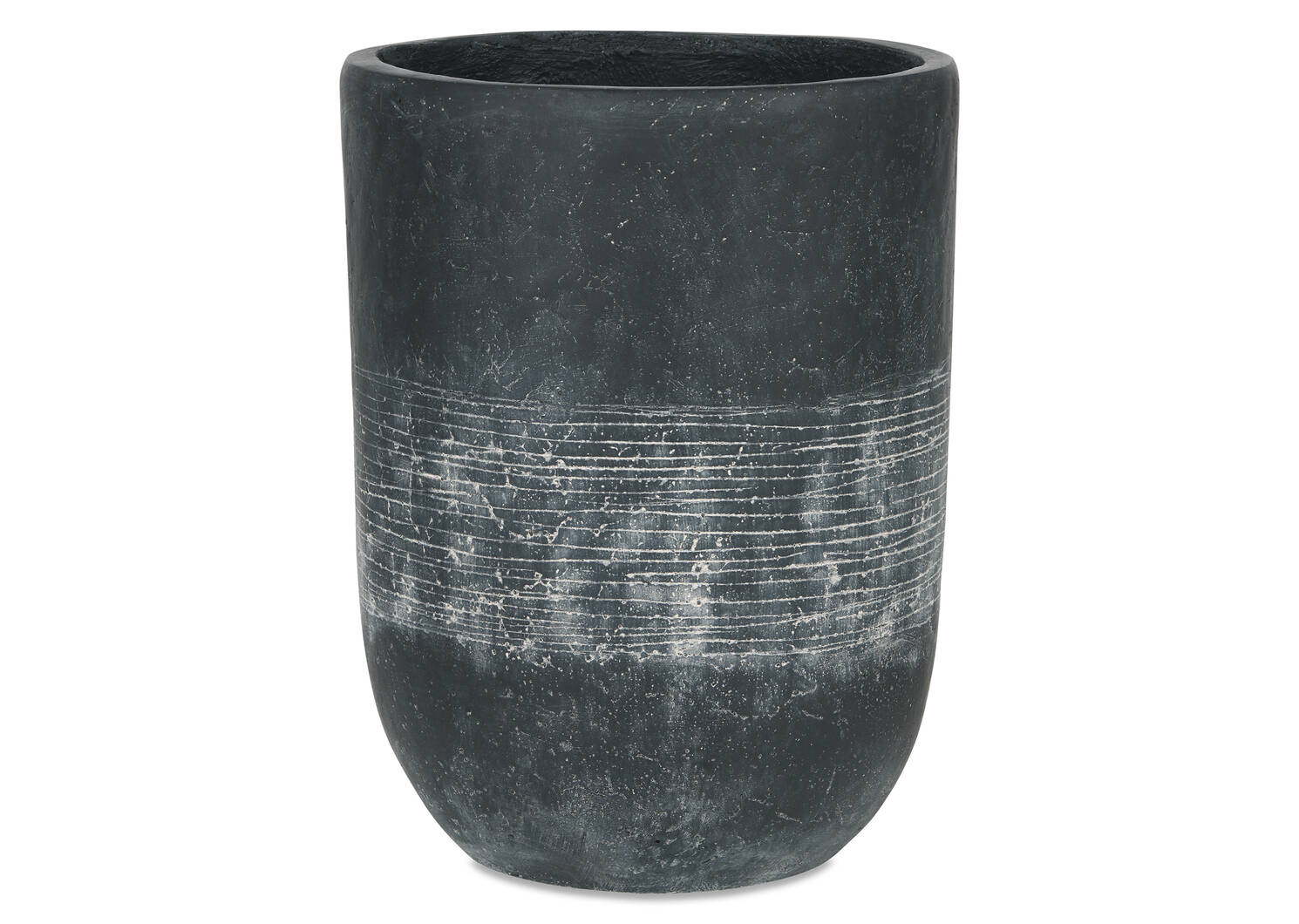 Seela Outdoor Planter Medium Black