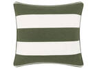 Coussin ext. Corsica 21x21 ivoire/vert