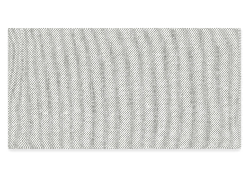 Ens. de 6 serviettes Kaleb gris/blanc