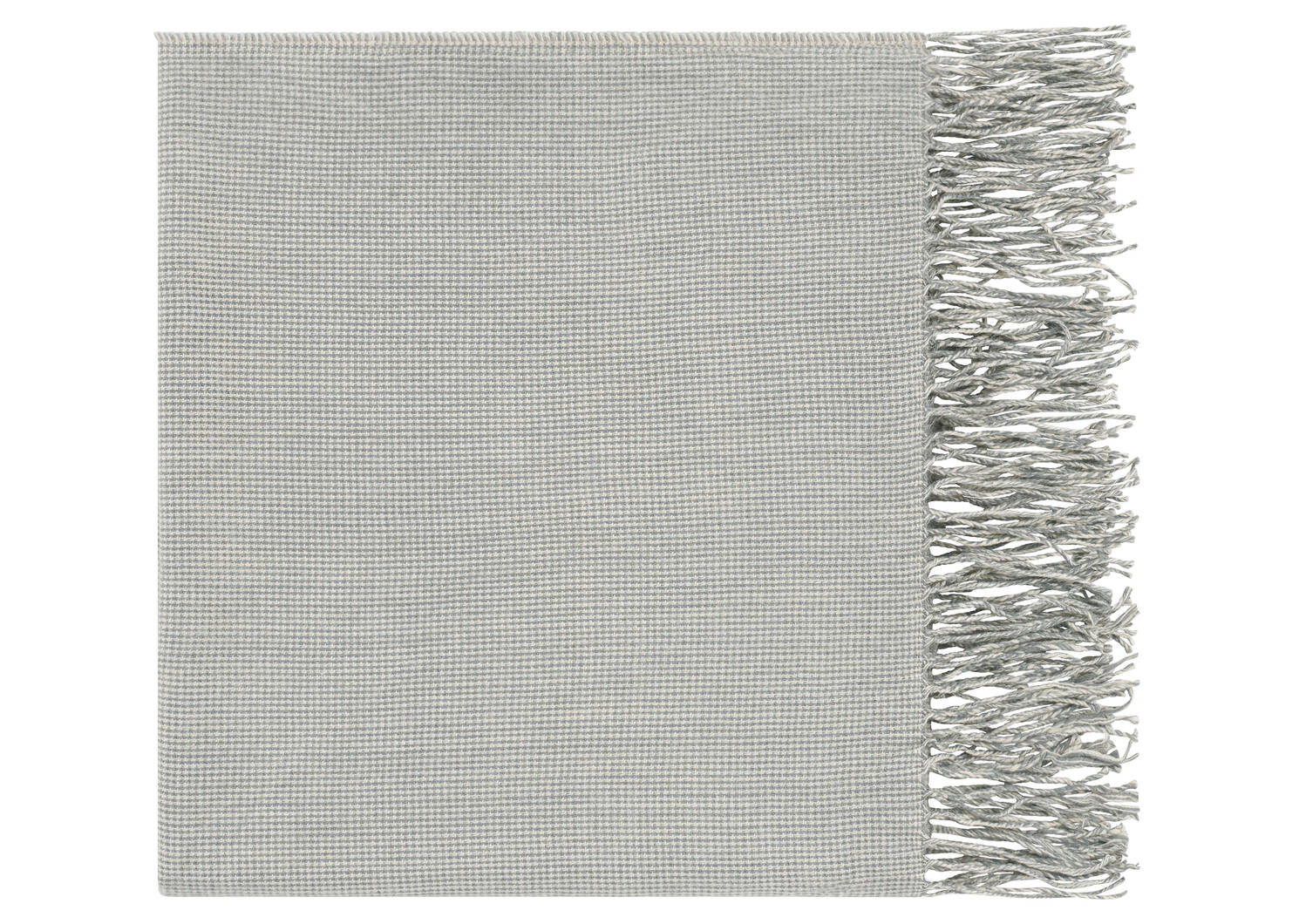 Marlow Check Throw Ivory/Grey