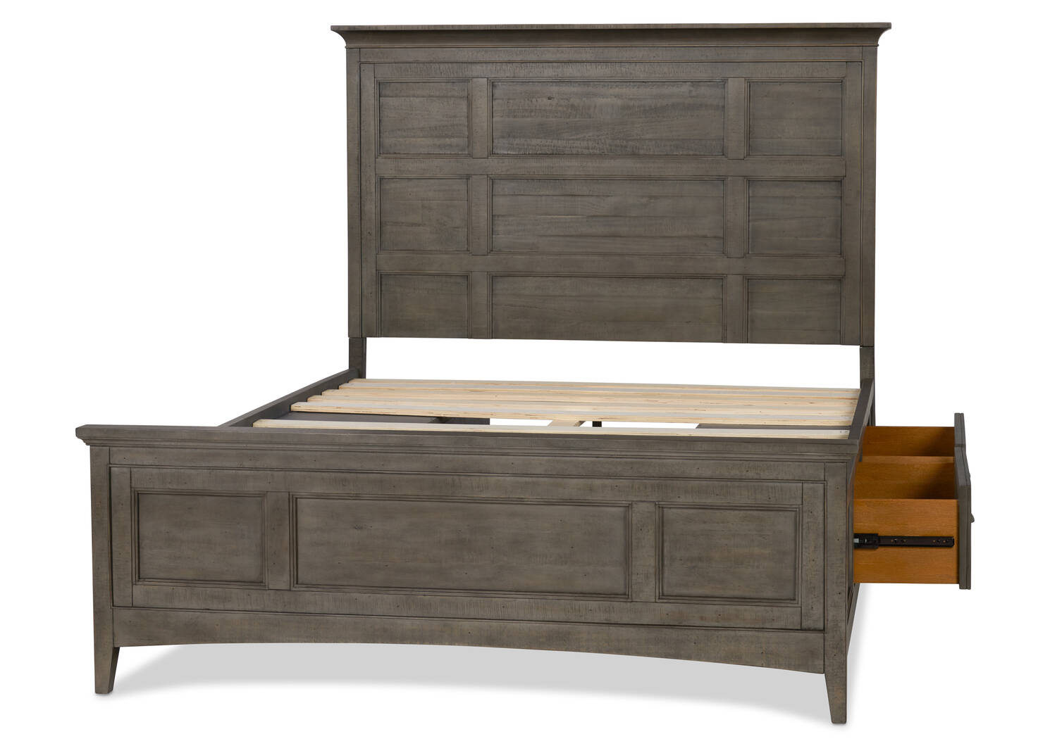 Parker Storage Bed -Heron Grey