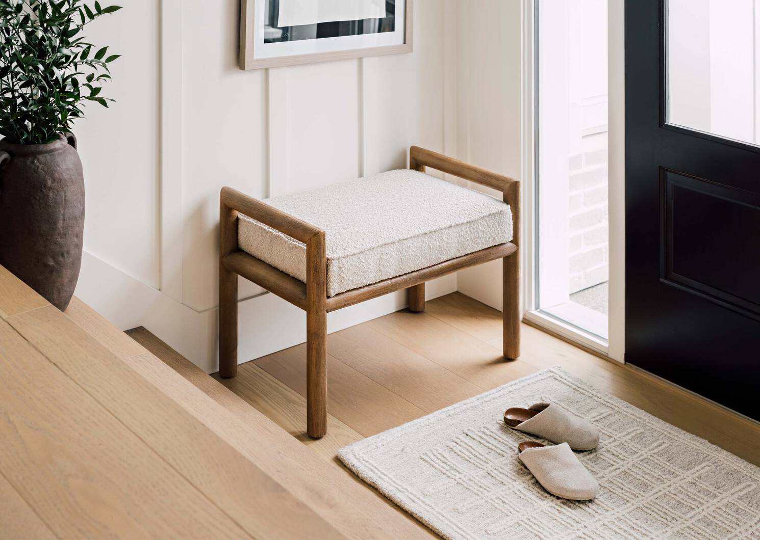 Nichols Wool Runner 30x84 Grey/Ivory