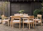 Cabrie 72 Outdoor Dining Table -Natural