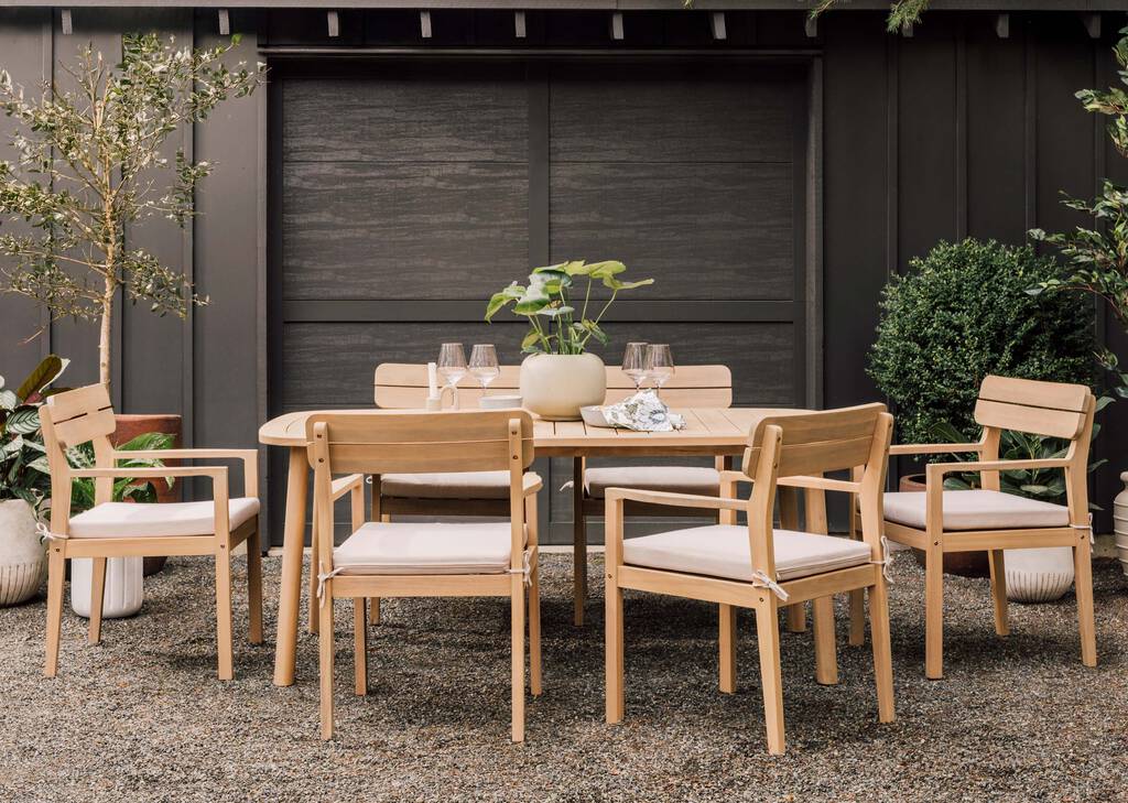 Cabrie 72 Outdoor Dining Table -Natural