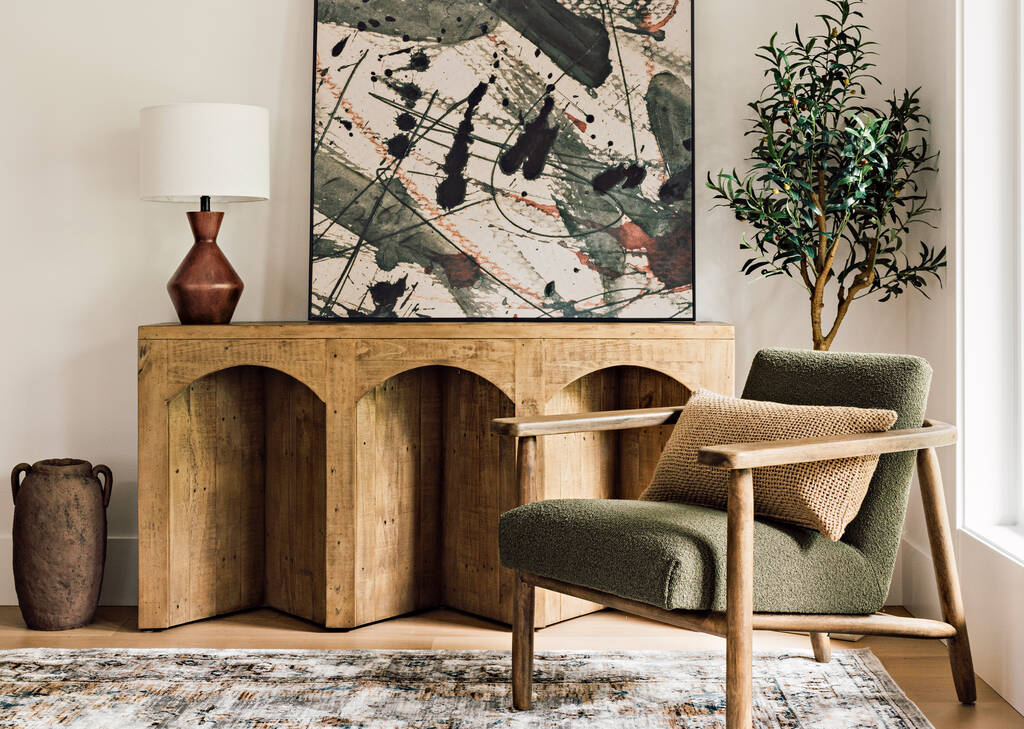 Merrill Vase Tall Brown